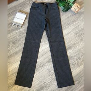 Soho Apparel Charcoal Grey Subtle Check Pattern Dress Pants. Size 6